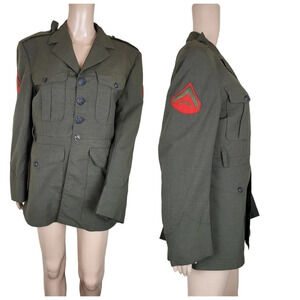 1990s Vintage US Marine Corps USMC Dress Tunic